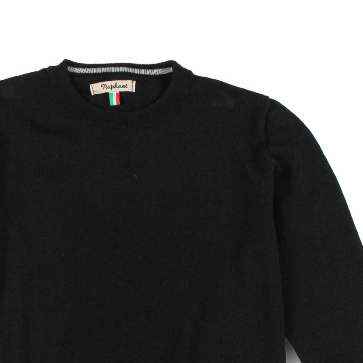 Nupkeet Pullover Girocollo Nero – Lentini Novità