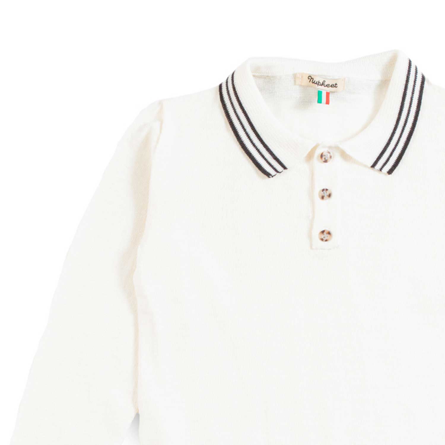 Nupkeet Polo Manica Lunga Panna – Scanno Sconto