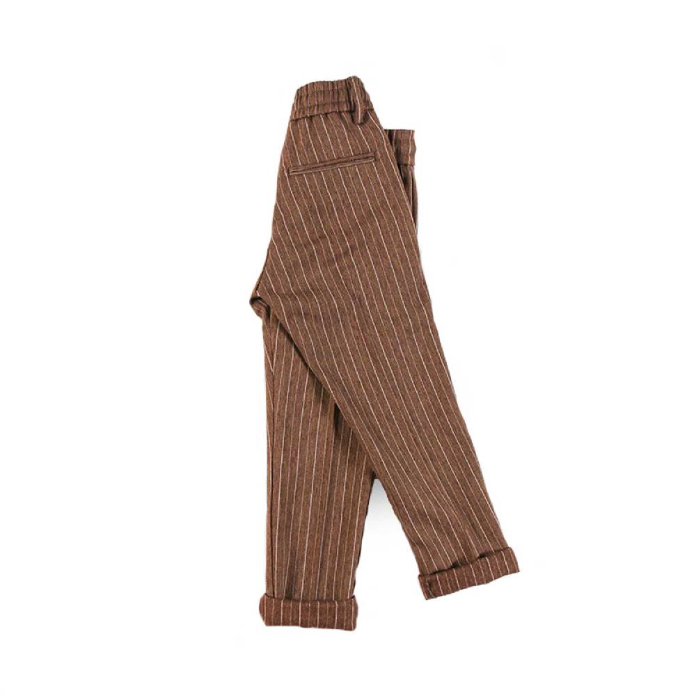 Nupkeet Pantalone con Coulisse in Panno Spinato – Torrei Italia