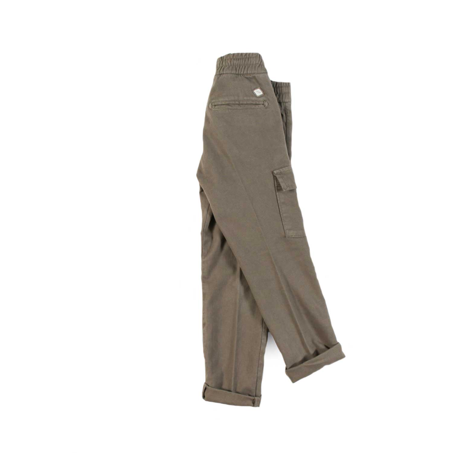 Nupkeet Pantalone con Tasconi e Coulisse in Operato Stretch – Toblino 2025