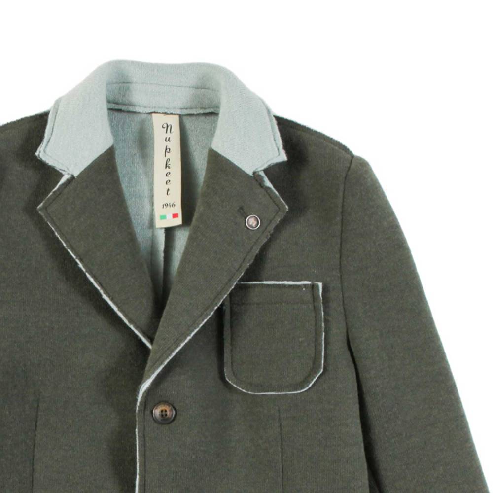 Nupkeet Giacca 2 Bottoni con Toppa in Panno – Barrea Shopping Online