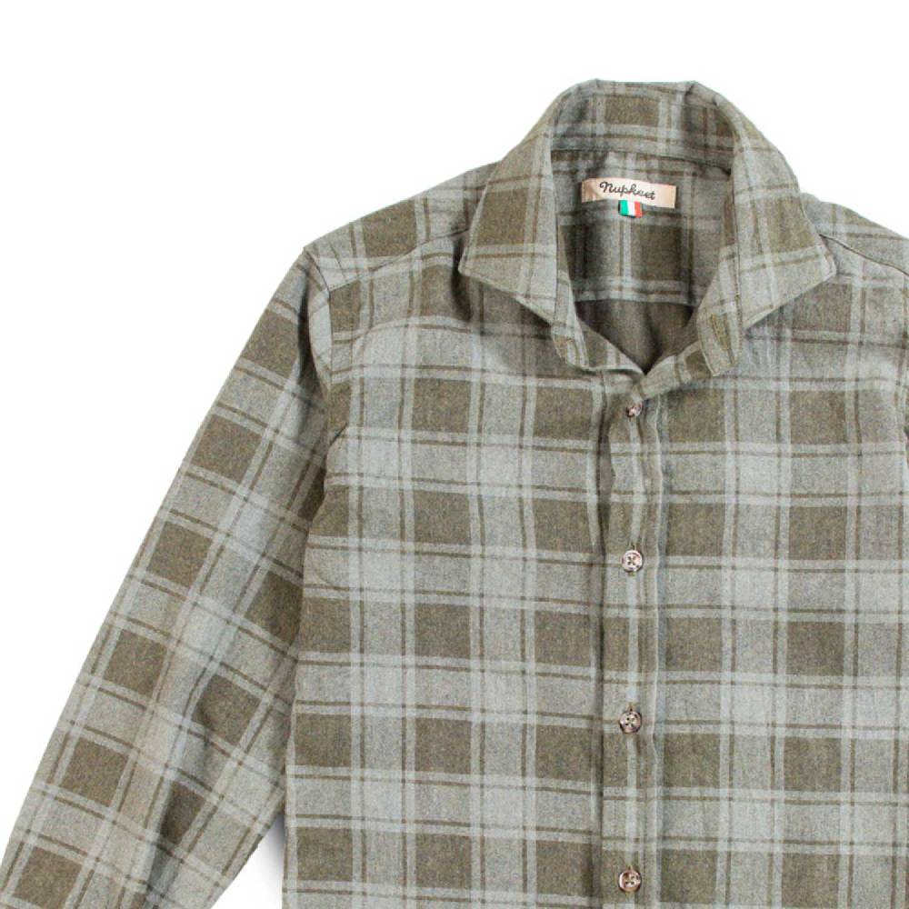Nupkeet Camicia in Flanella Stampata – Mezzola Sottocosto
