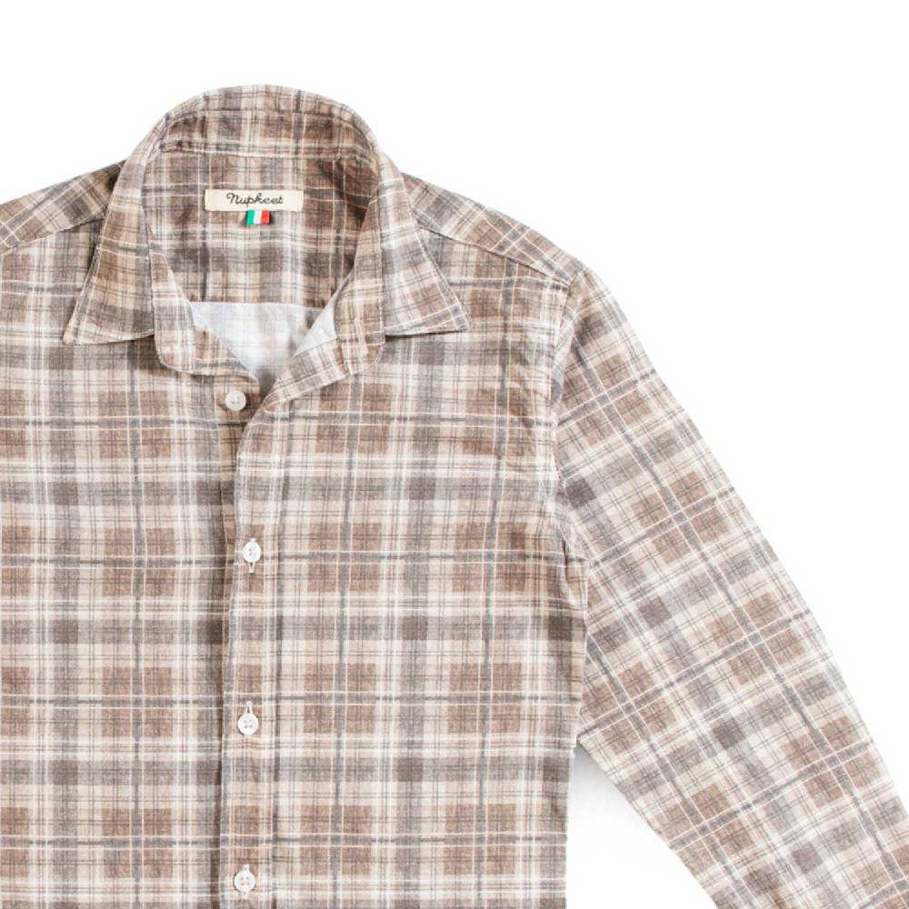 Nupkeet Camicia in Popeline Stampa Tartan – Lucrino Novità