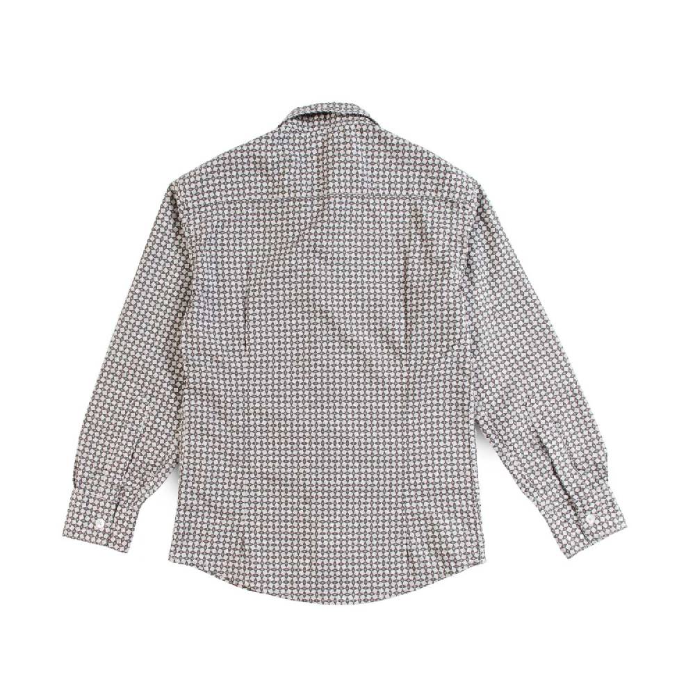 Nupkeet Camicia in Popeline Stampa Geometrica – Piave Presa