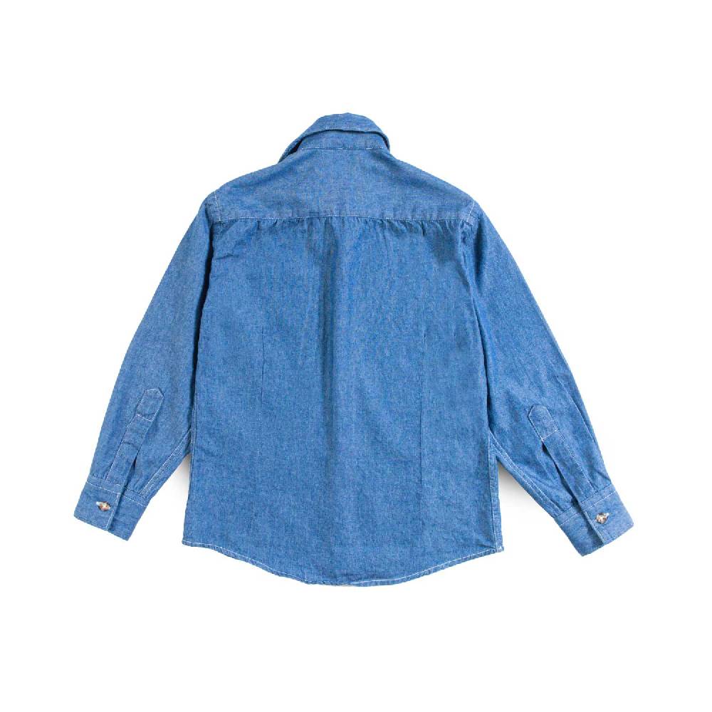 Nupkeet Camicia in Denim Blu – Pusiano Economico