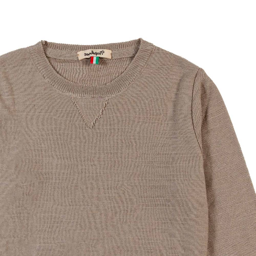 Nupkeet Pullover tricot beige sabbia Capalbio Italia