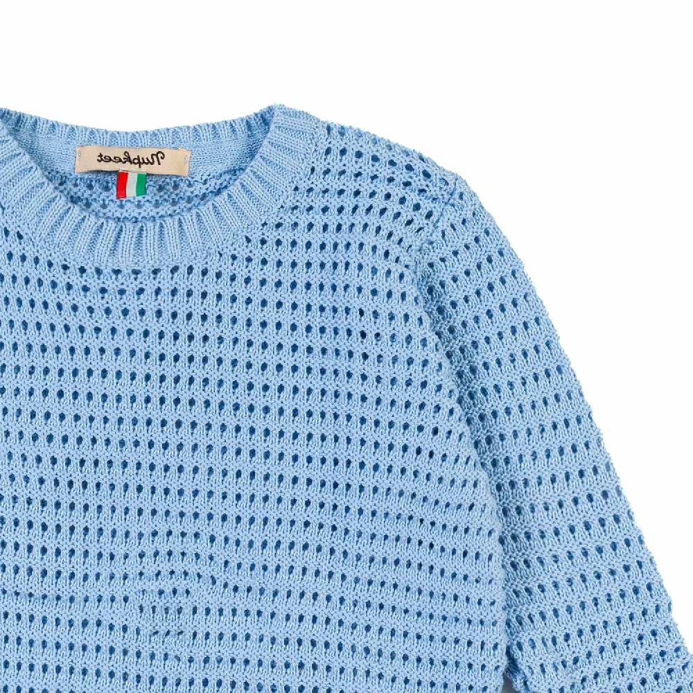Nupkeet Pullover tricot azzurro cielo Pistoia Promozione