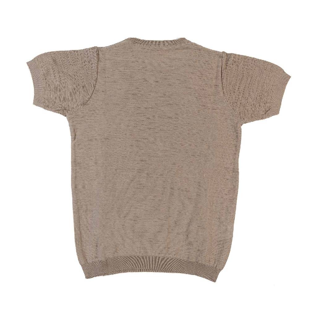 Nupkeet T-shirt tricot beige sabbia Fano Spedizione Gratuita