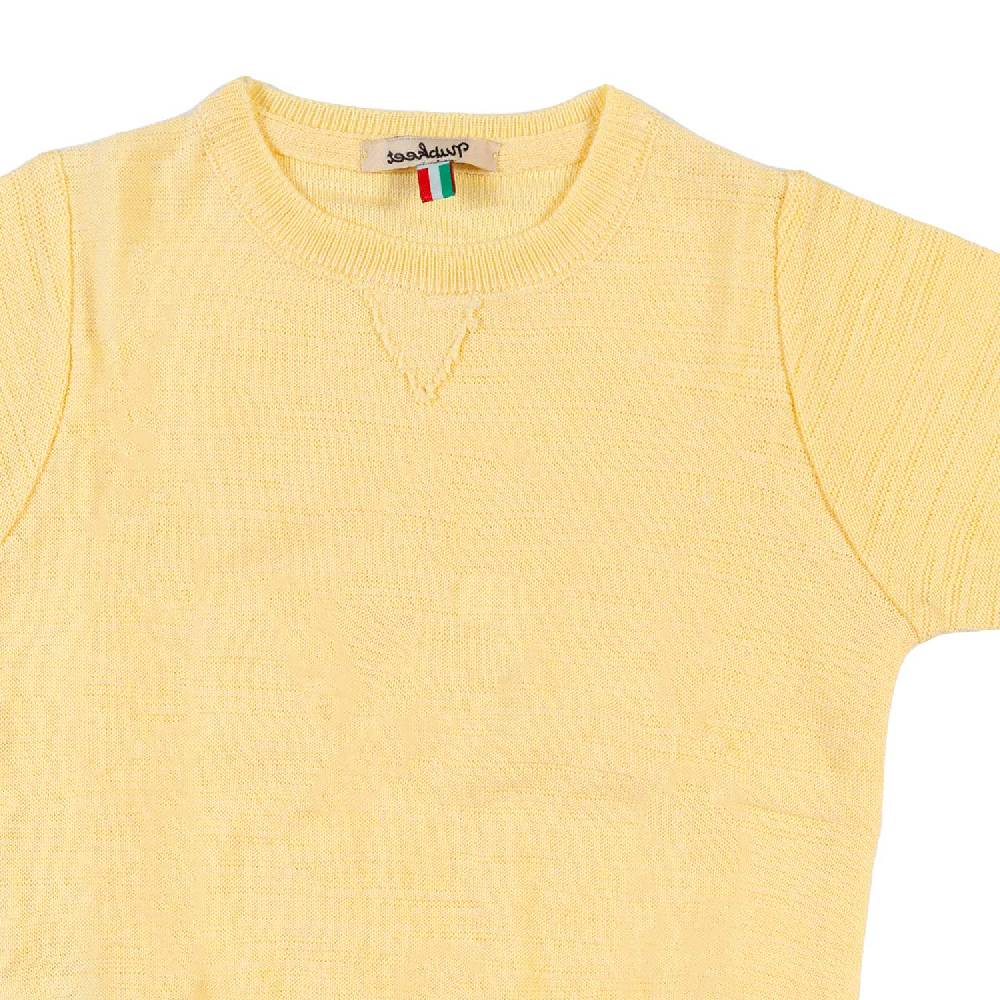 Nupkeet T-shirt tricot giallo banana Fano Pezzi Unici