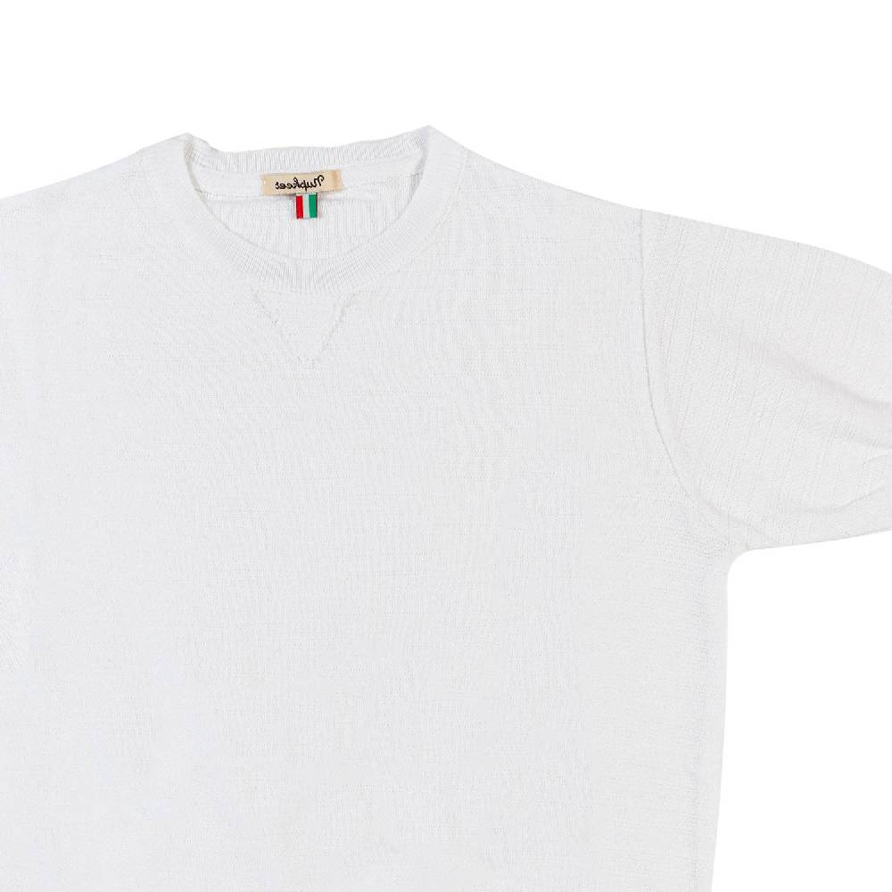 Nupkeet T-shirt tricot bianca Fano Soddisfazione Garantita