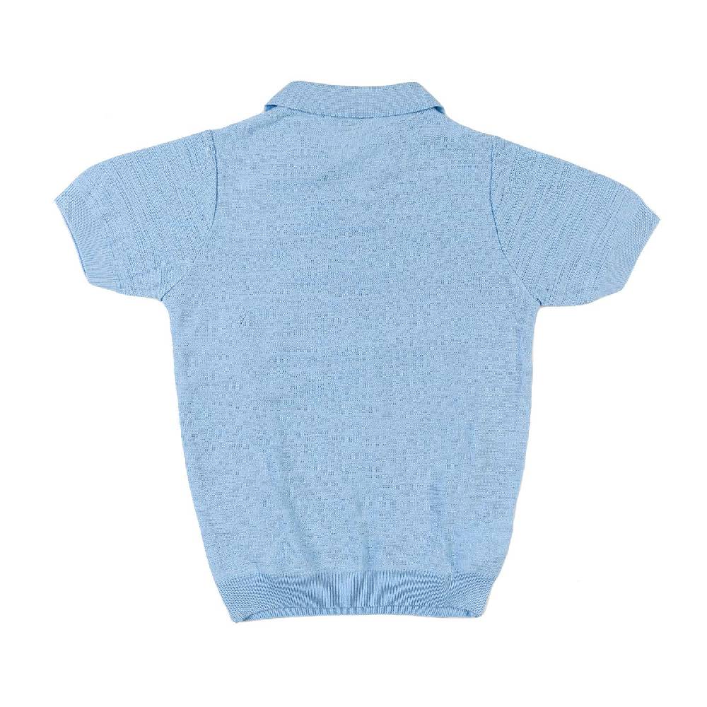 Nupkeet Polo tricot azzurro cielo Taranto Qualità Garantita