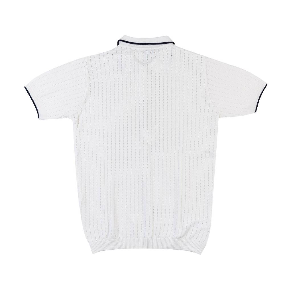 Nupkeet Camicia tricot bianca e blu Brindisi Negozi Online