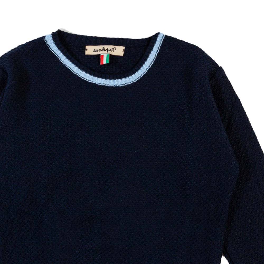 Nupkeet Pullover blu navy e celeste Lecce Consegna Veloce