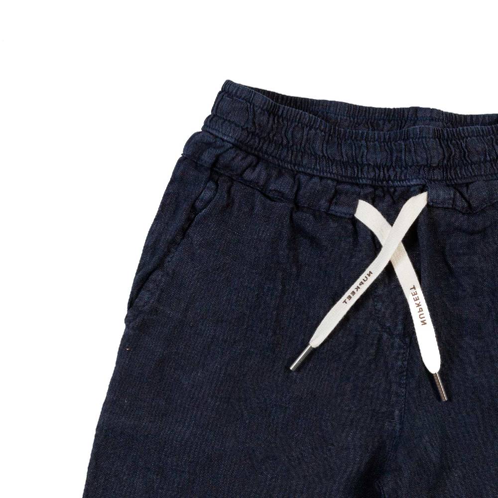 Nupkeet Bermuda lino blu navy Napoli In Linea