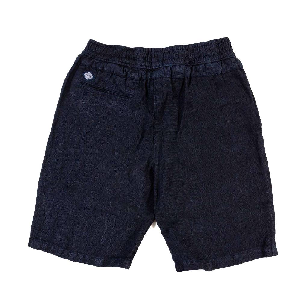 Nupkeet Bermuda lino blu navy Napoli In Linea