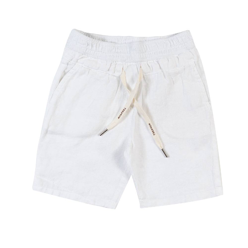 Nupkeet Bermuda lino bianco Napoli Vendita