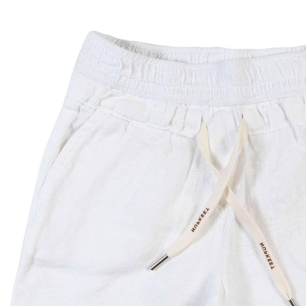 Nupkeet Bermuda lino bianco Napoli Vendita