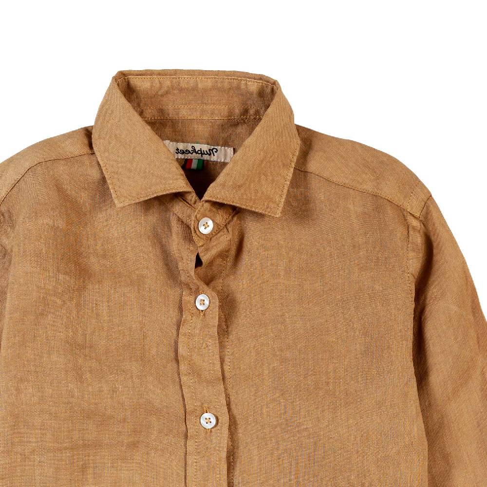 Nupkeet Camicia lino beige sabbia La Spezia Novità