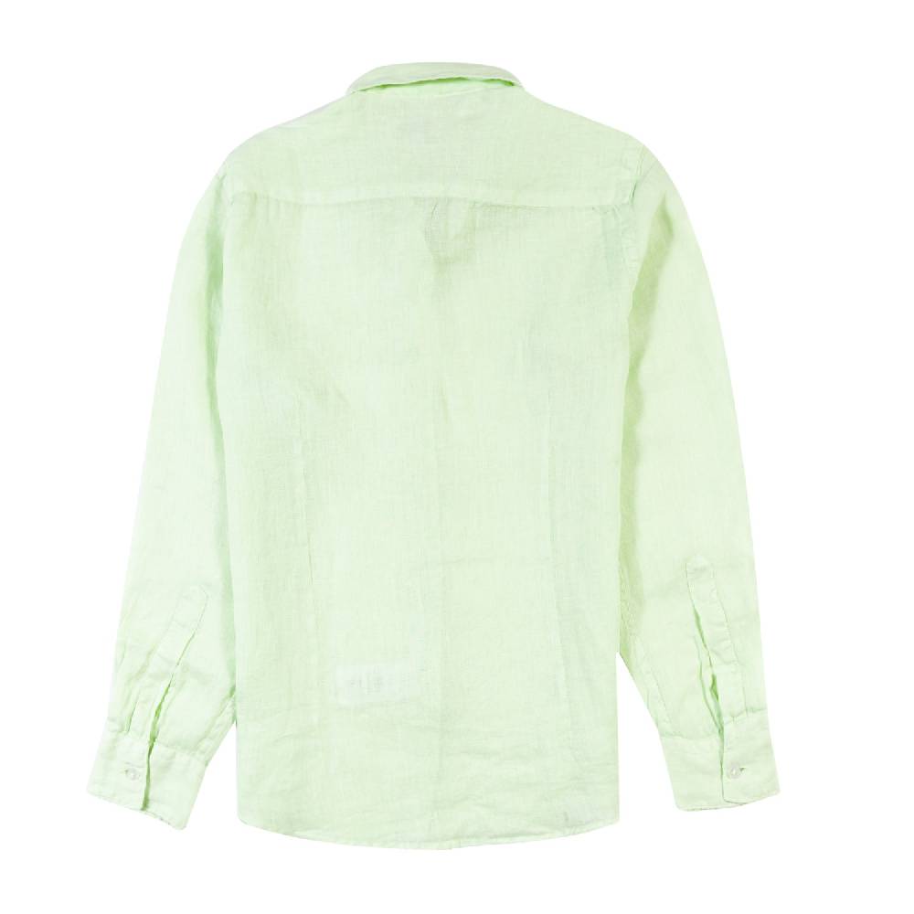 Nupkeet Camicia lino verde acqua La Spezia Sconto