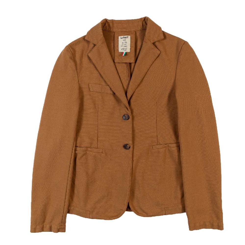 Nupkeet Giacca due bottoni marrone cacao Maratea Outlet