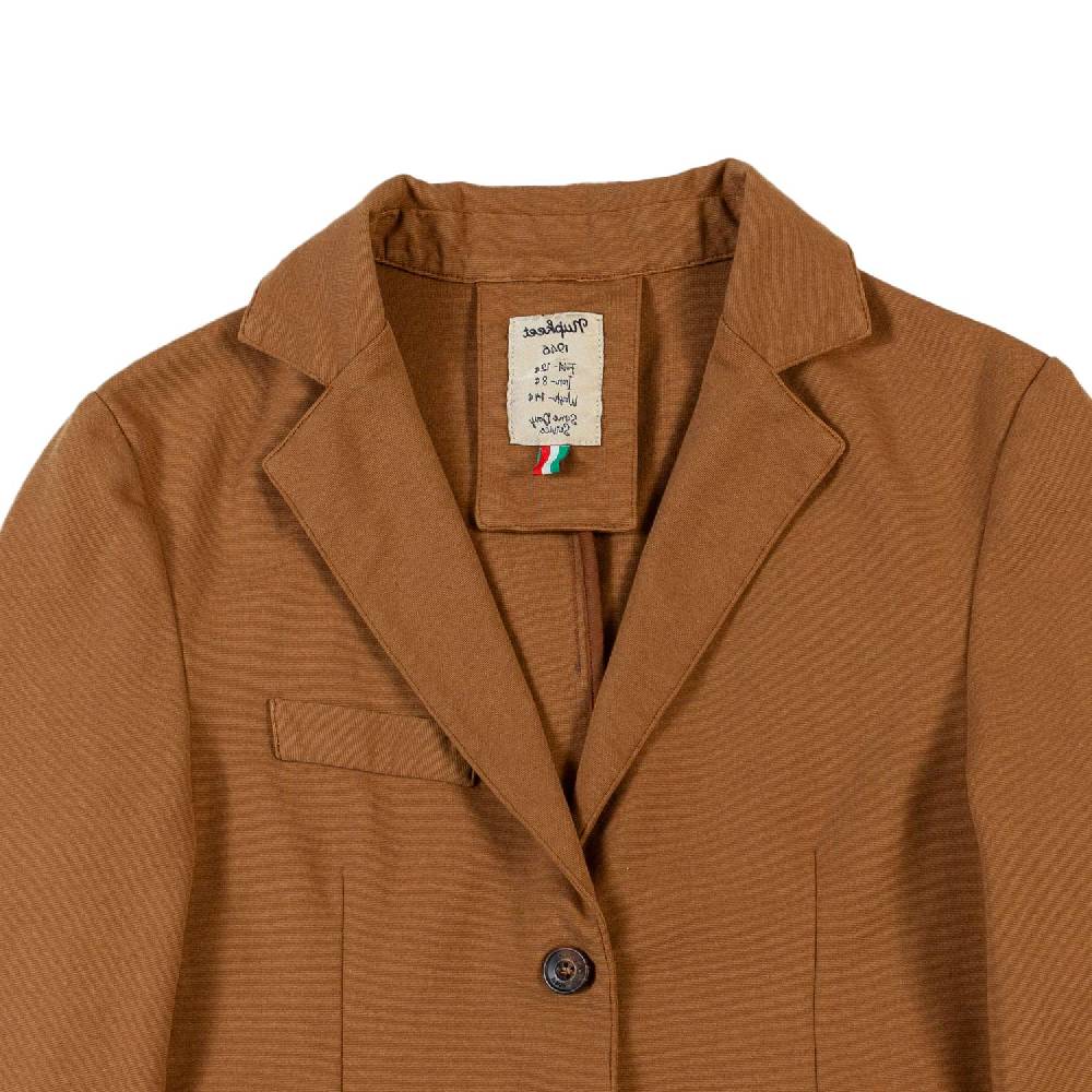 Nupkeet Giacca due bottoni marrone cacao Maratea Outlet