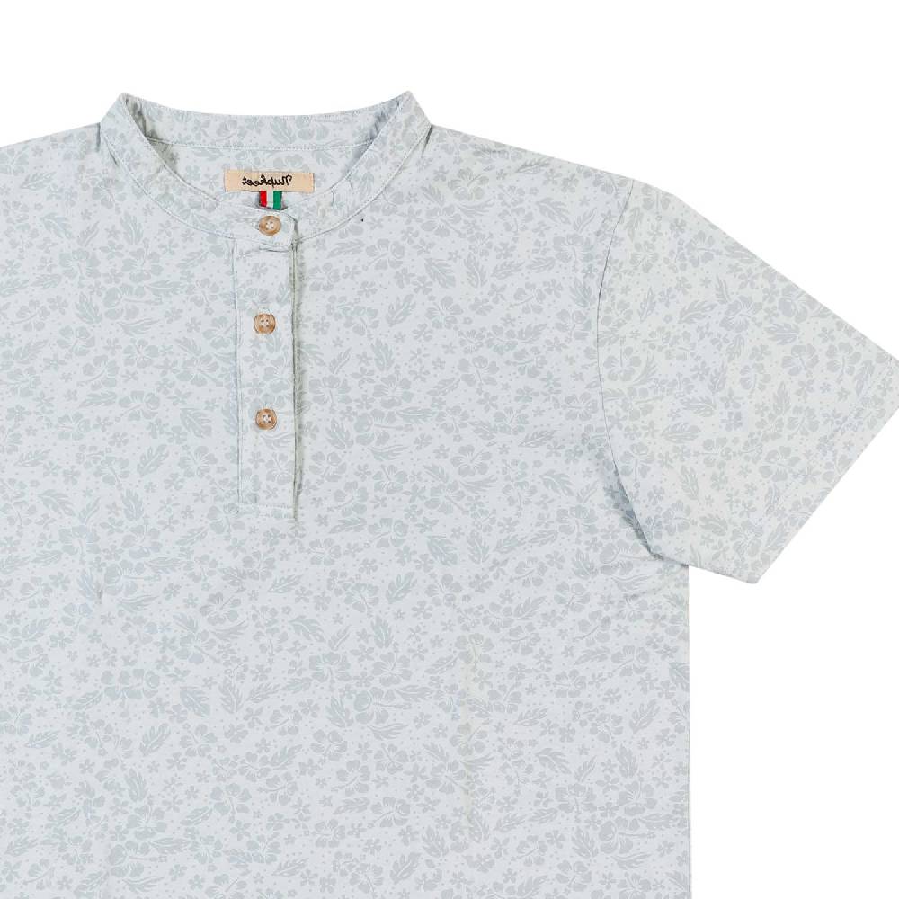 Nupkeet T-shirt serafino grigio perla Trieste Nuova