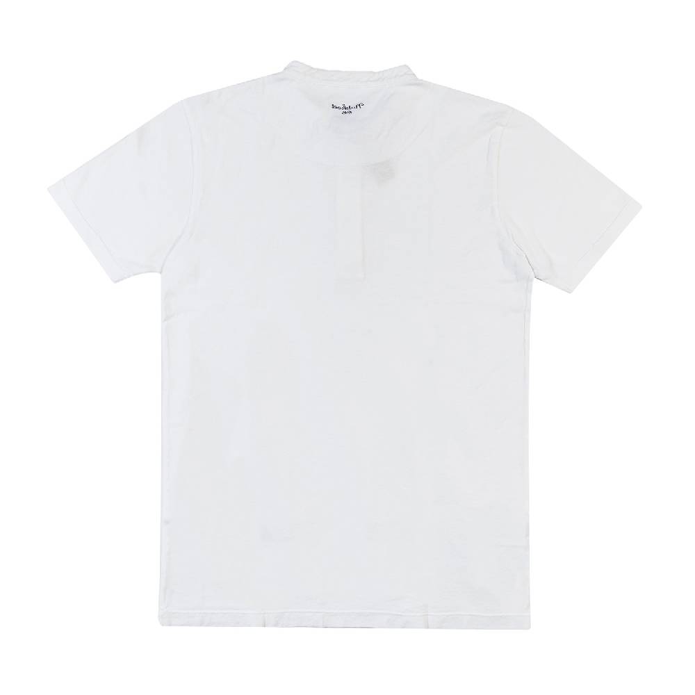 Nupkeet T-shirt serafino bianca Brescia 2025