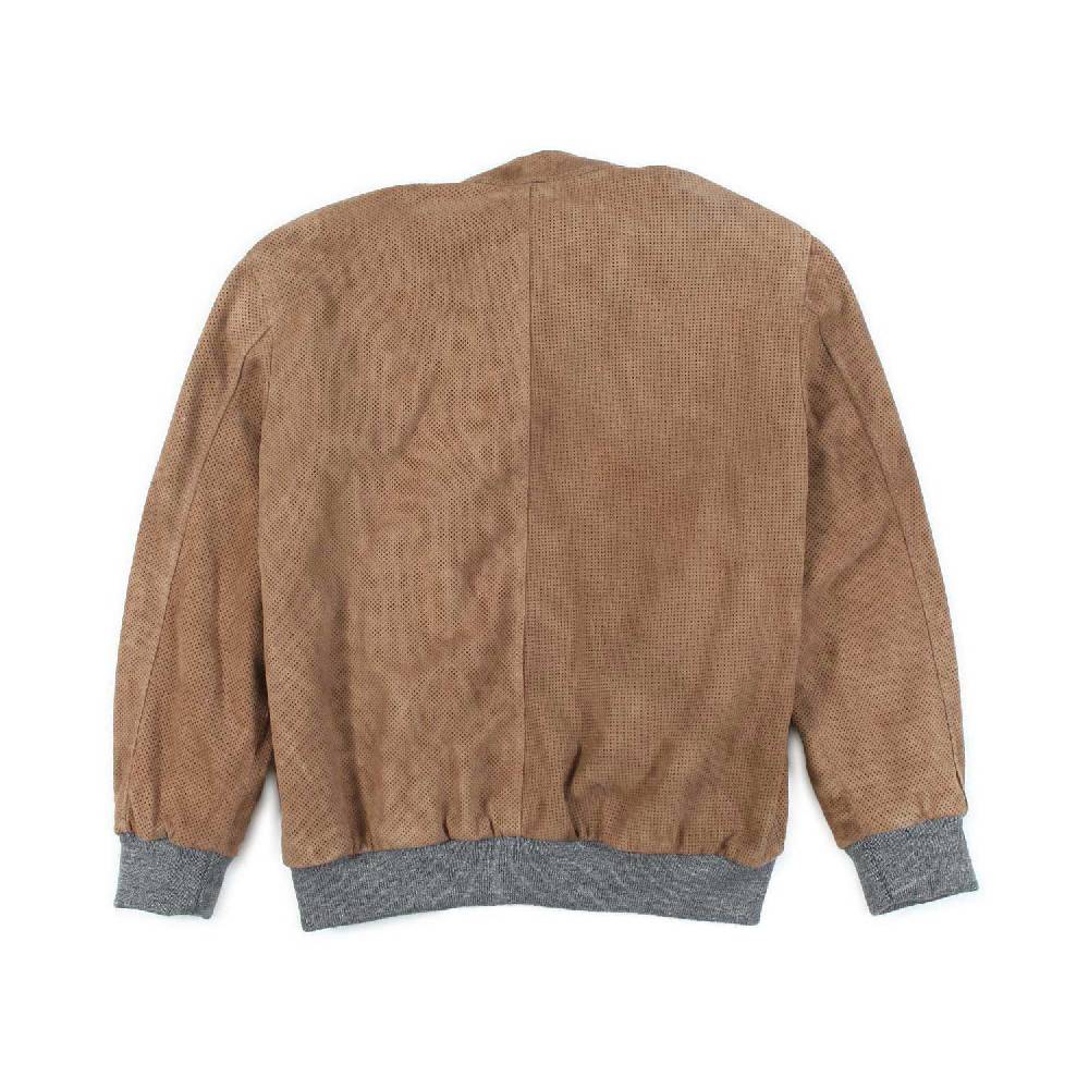 Nupkeet Bomber camoscio marrone Pesaro Pezzi Unici