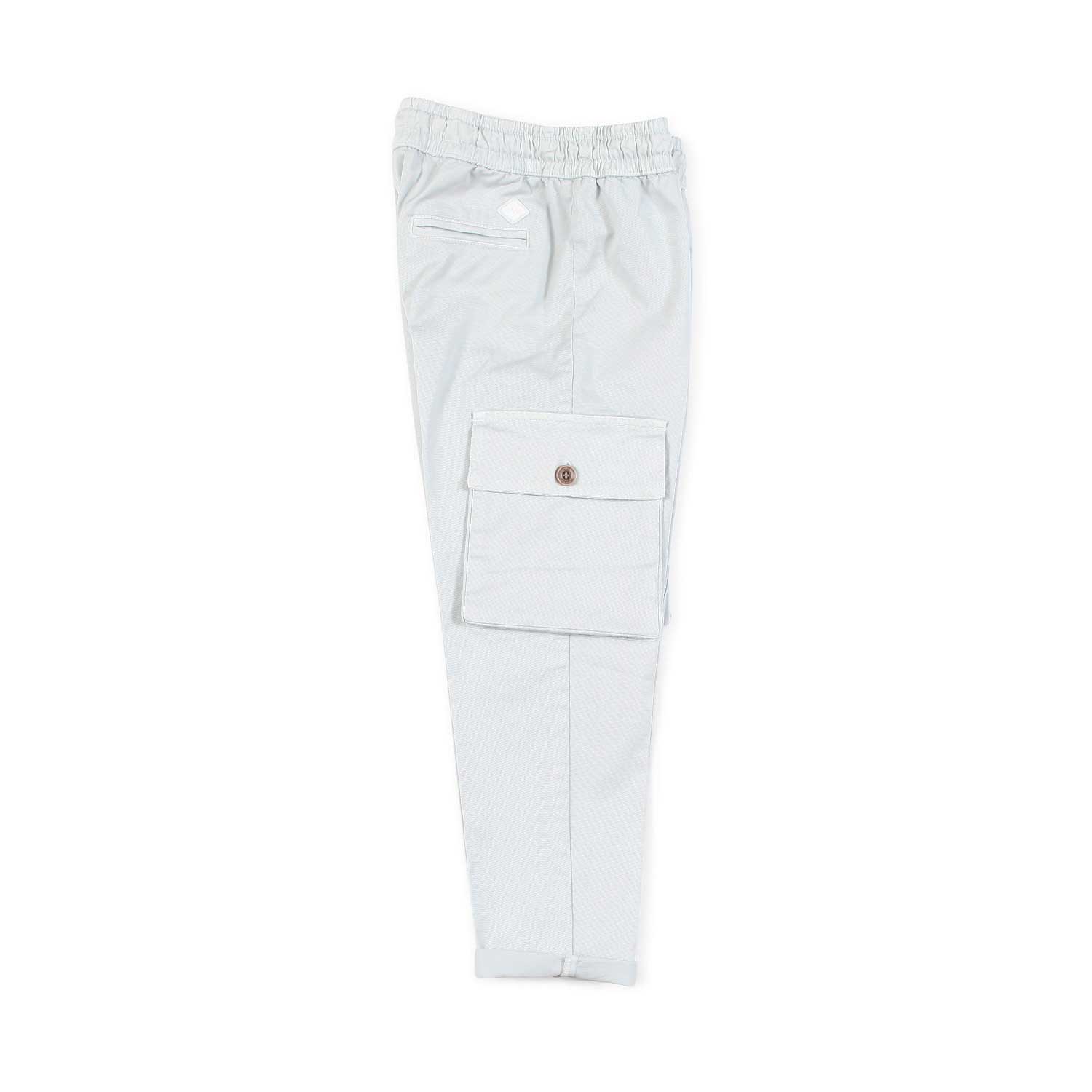 Nupkeet Pantalone cargo bianco perla Verona Fino Al -60%