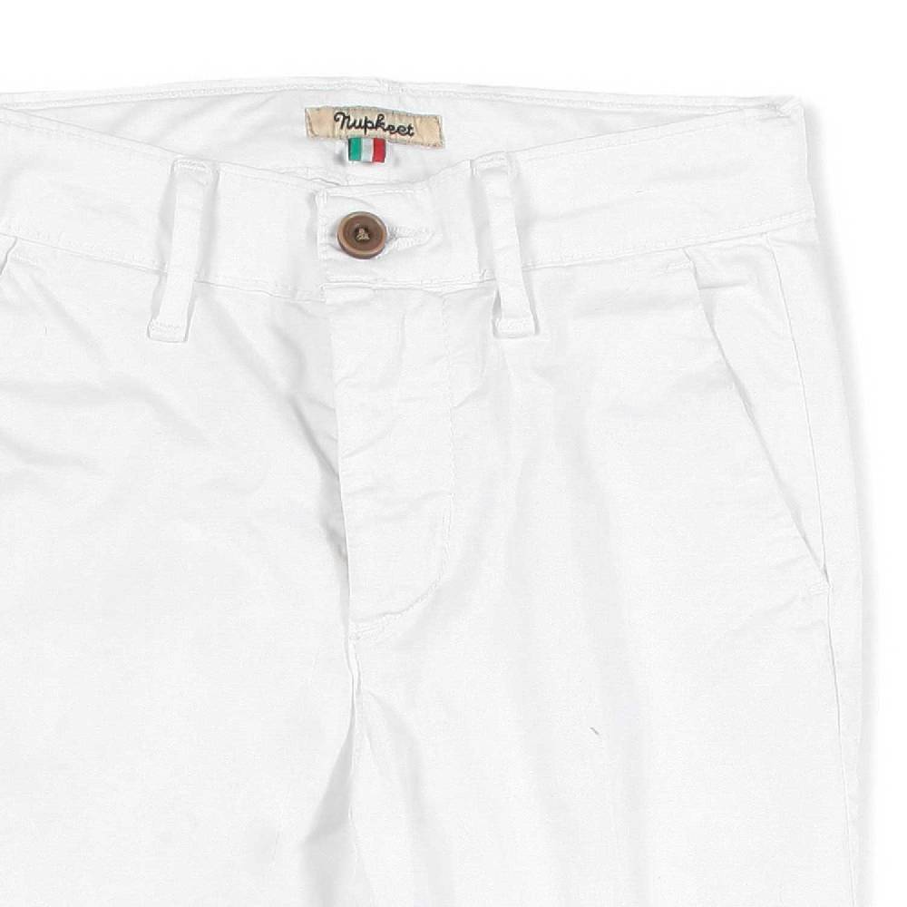 Nupkeet Pantalone raso bianco Piacenza Online