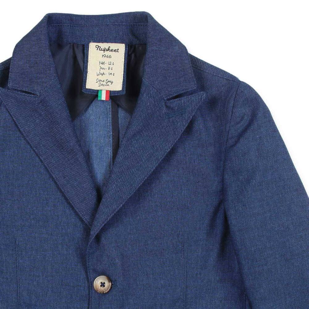 Nupkeet Giacca blu 2 bottoni Grosseto Saldi