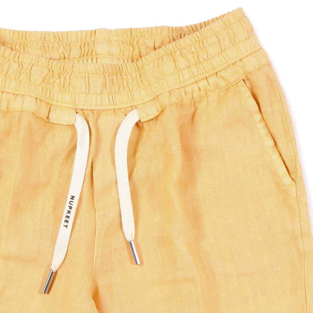 Nupkeet Bermuda lino arancio zucca Napoli Hotsell