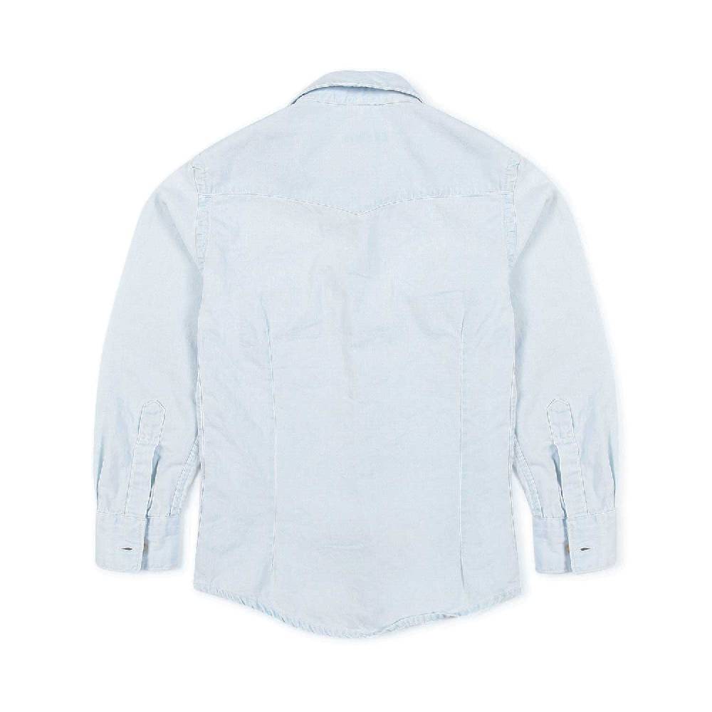 Nupkeet Camicia texana denim blu chiaro Ferrara Nuova
