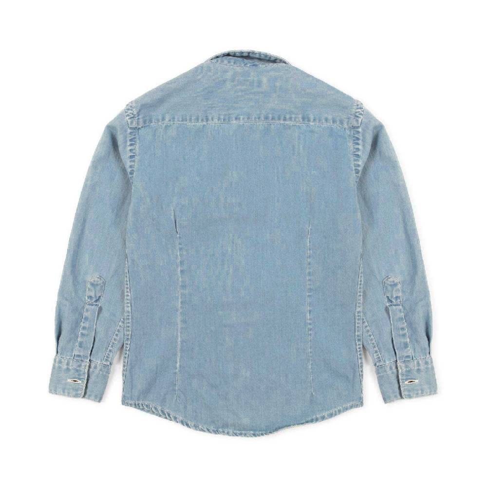 Nupkeet Camicia denim blu medio Aprilia Moda