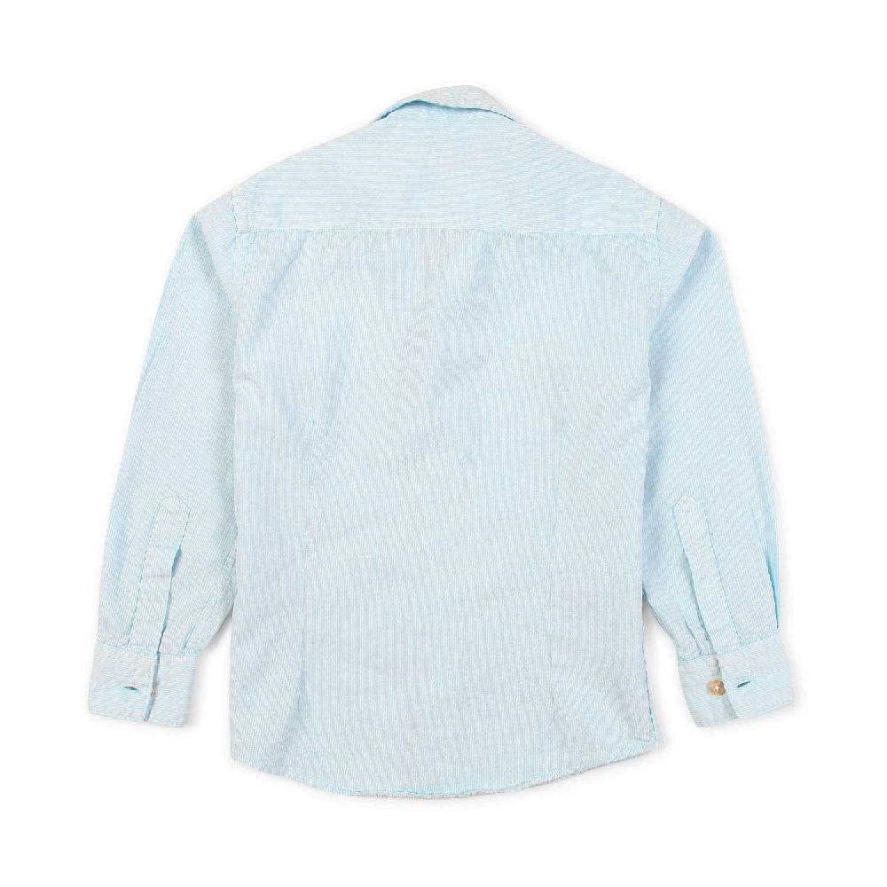 Nupkeet Camicia bacchetta bianca e azzurra Pisa Qualità