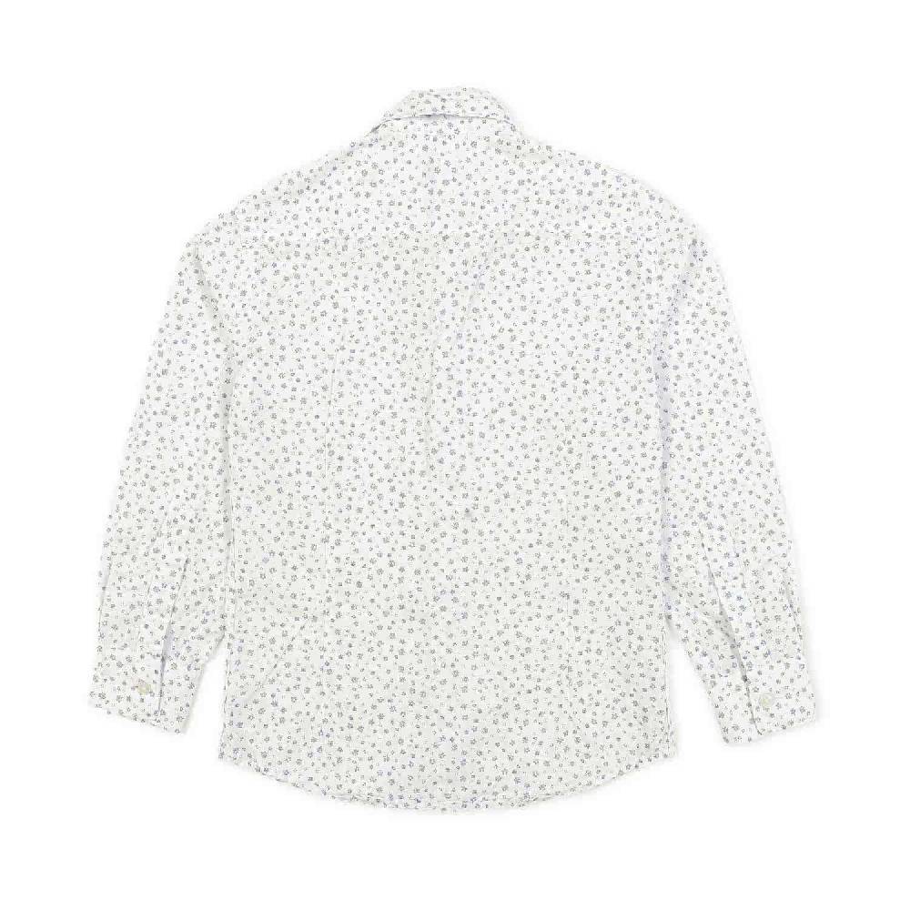 Nupkeet Camicia bianca fiori blu Bolzano Vendita