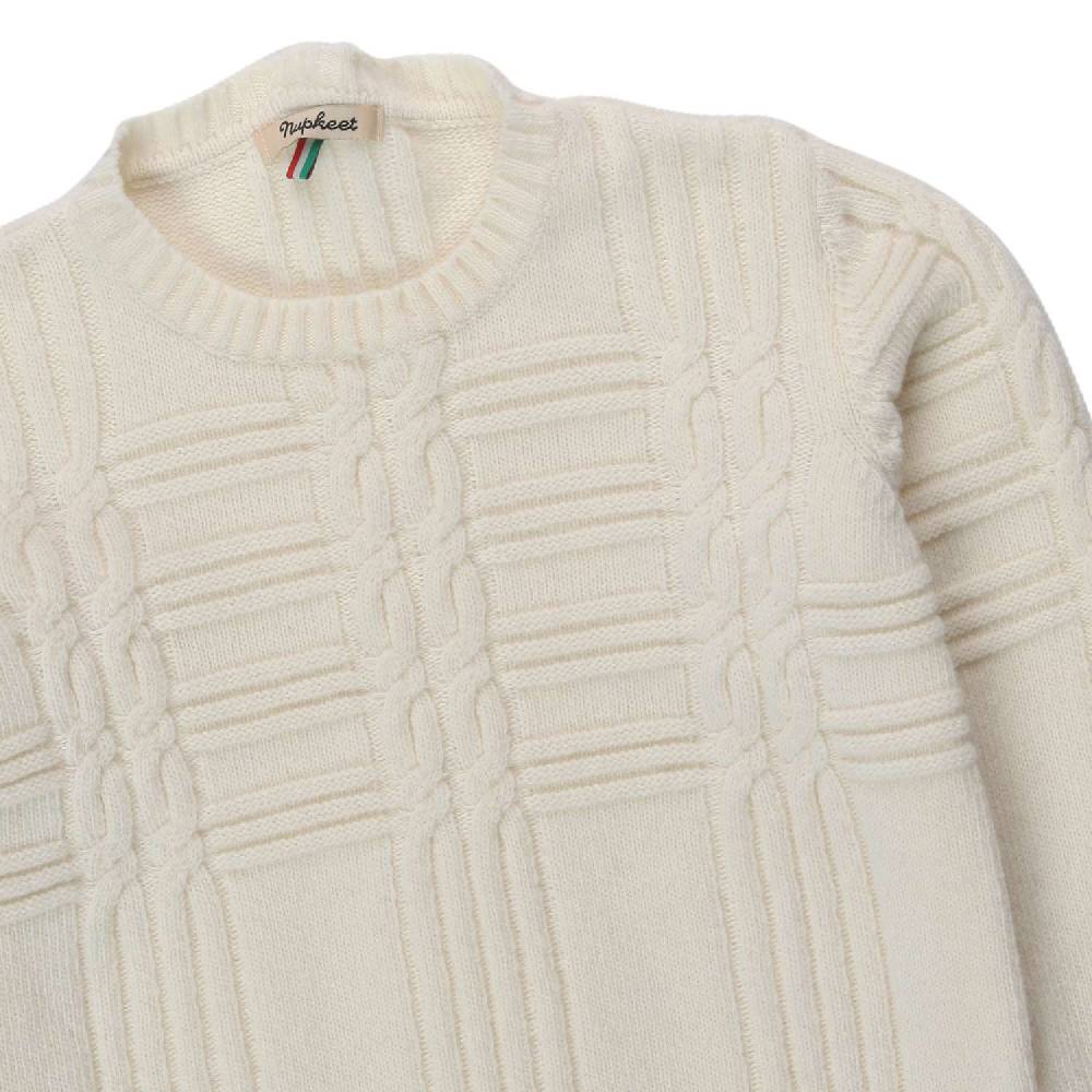 Nupkeet Maglione Bernardo panna a trecce Saldi