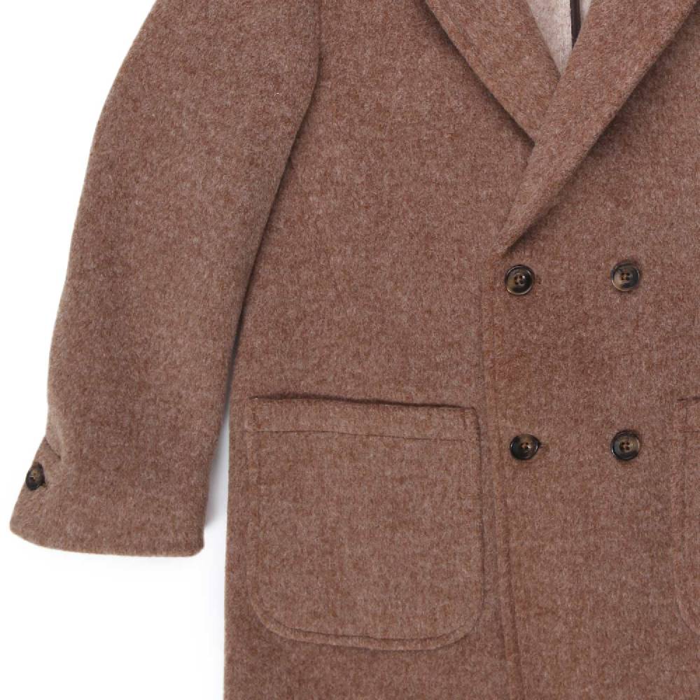 Nupkeet Cappotto Oliviero tabacco melange Vendita Calda