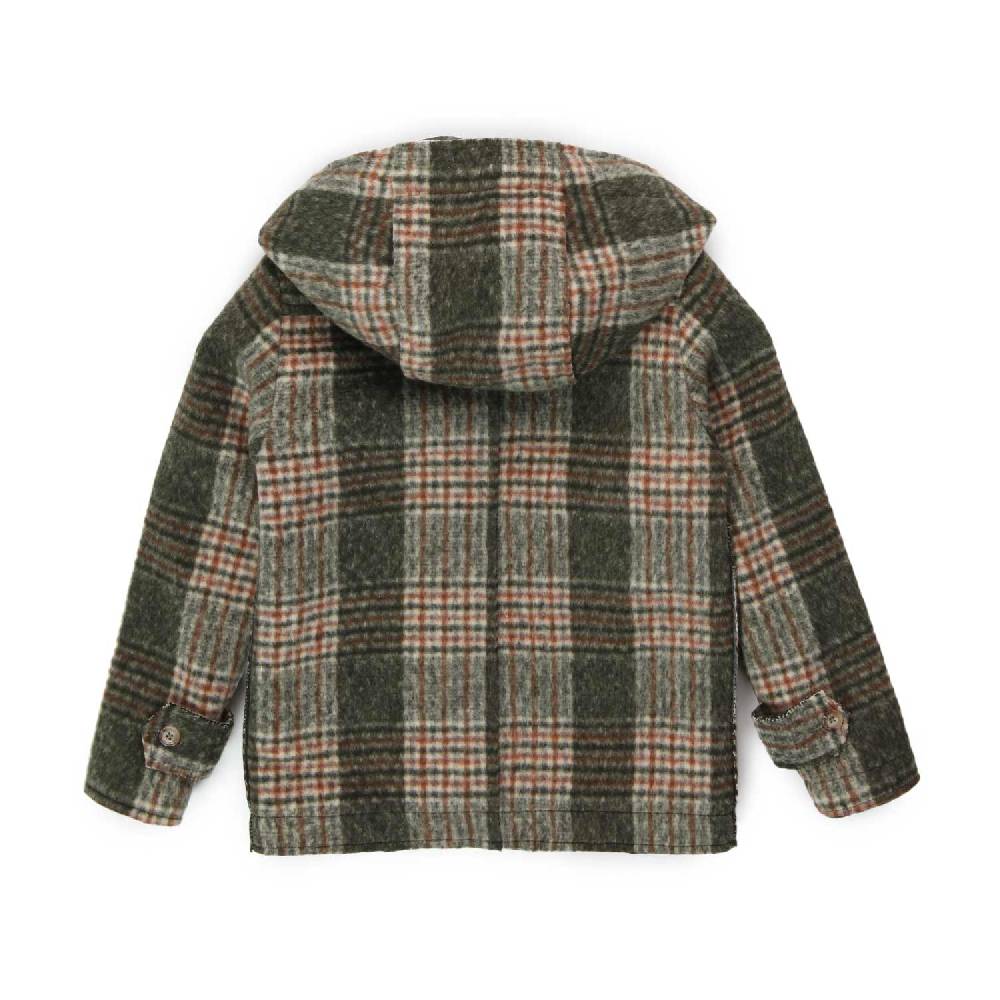 Nupkeet Giaccone Fausto verde tartan Vendita Economica