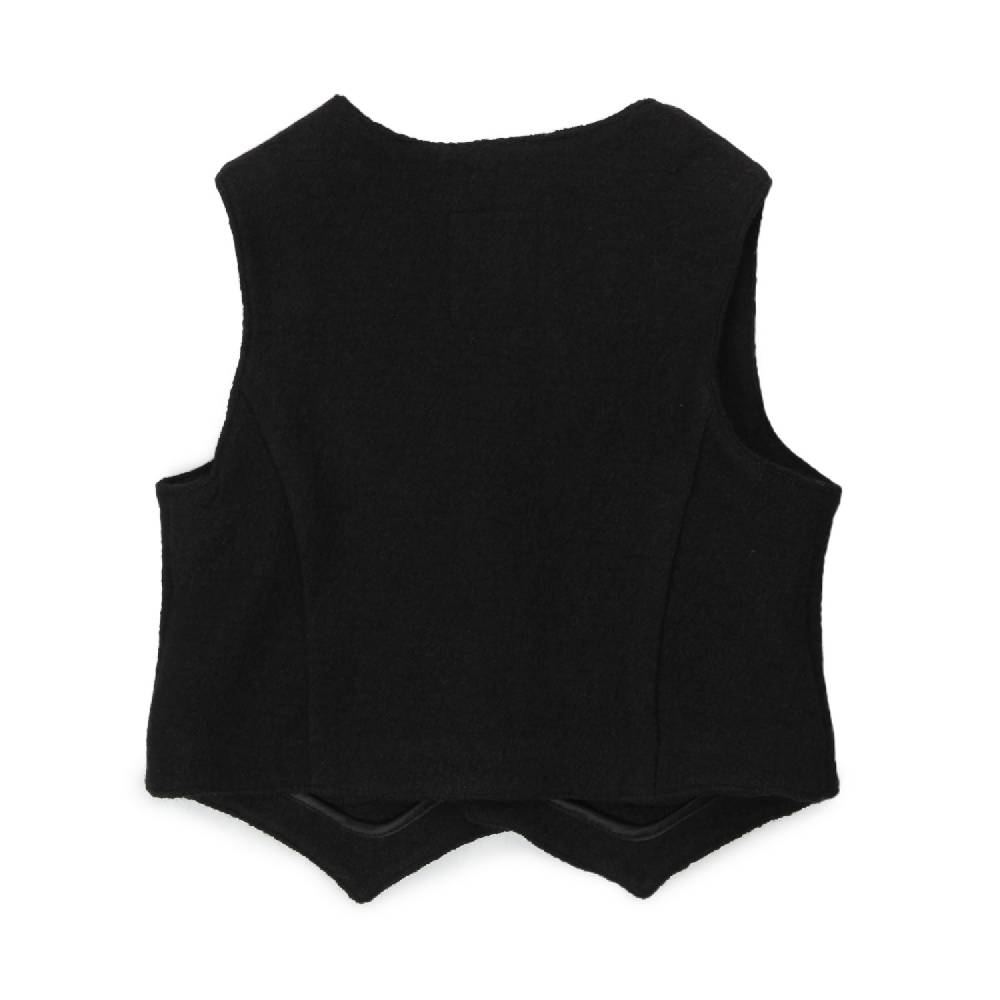 Nupkeet Gilet Fabio nero misto lana Vendite Flash