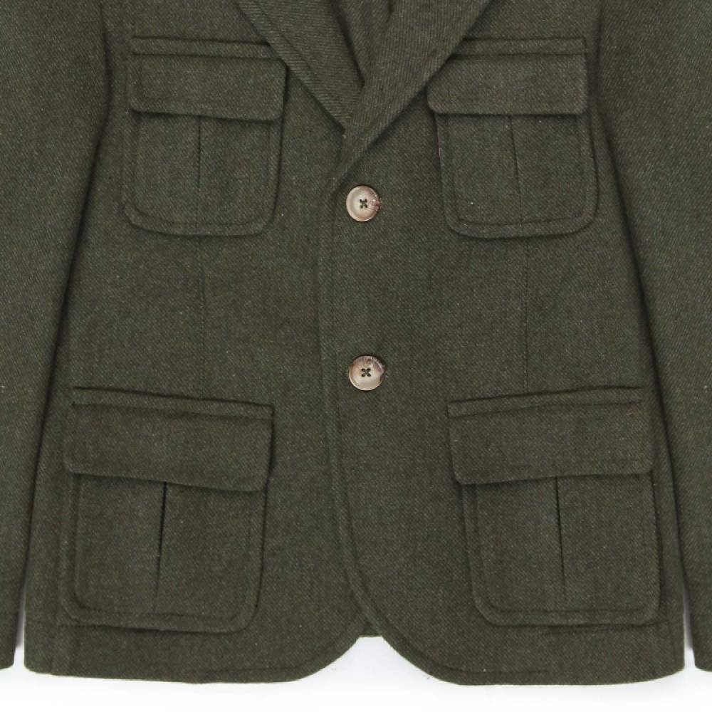 Nupkeet Giacca Boris twill verde In Saldo