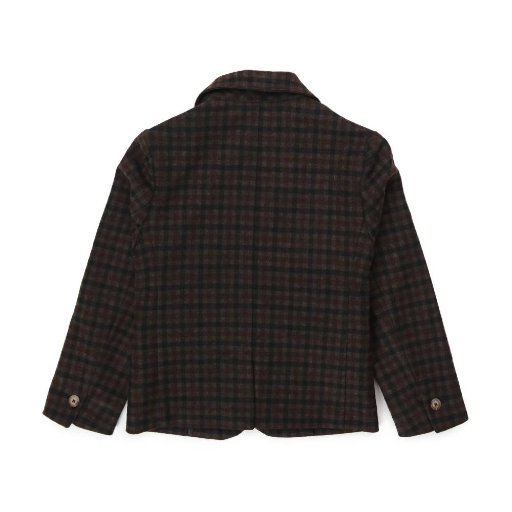 Nupkeet Giacca Alessio marrone a quadri Moda
