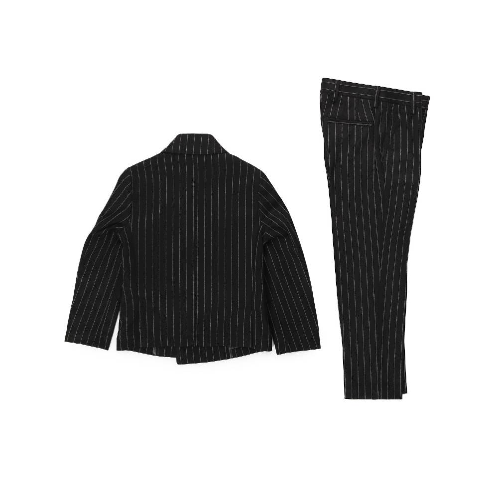 Nupkeet Completo gessato nero Ottavio 2025