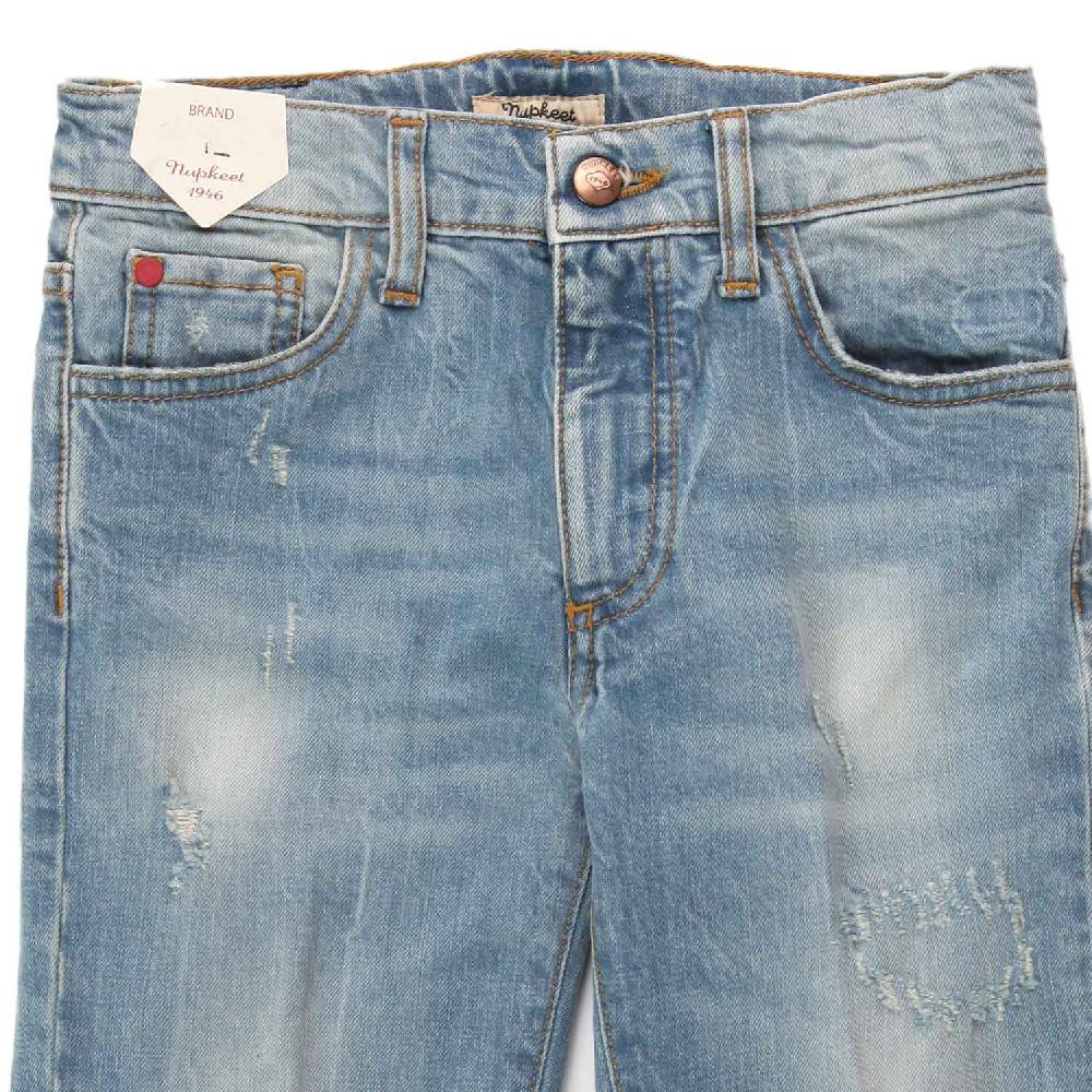 Nupkeet Jeans Augusto blu chiaro sporcato Italia