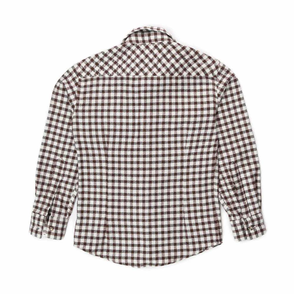 Nupkeet Camicia vichy marrone Genny Consegna Veloce