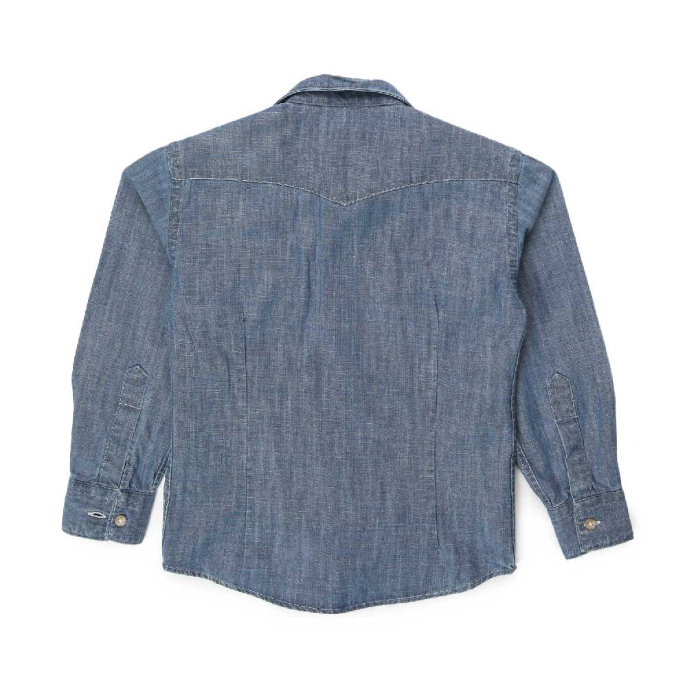 Nupkeet Camicia texana Ruben blu denim Affare Del Giorno
