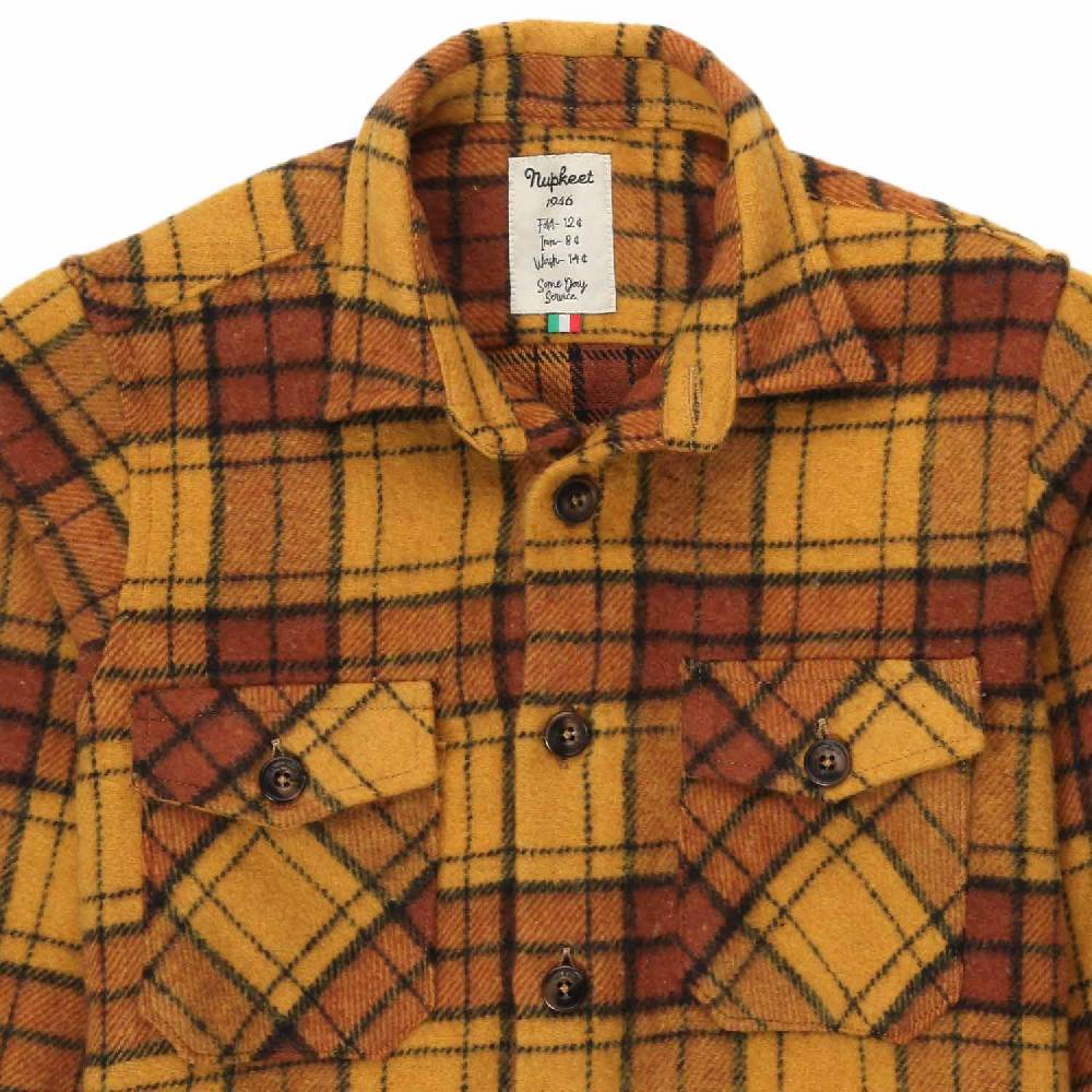 Nupkeet Giacca a camicia Luca tartan Sottocosto