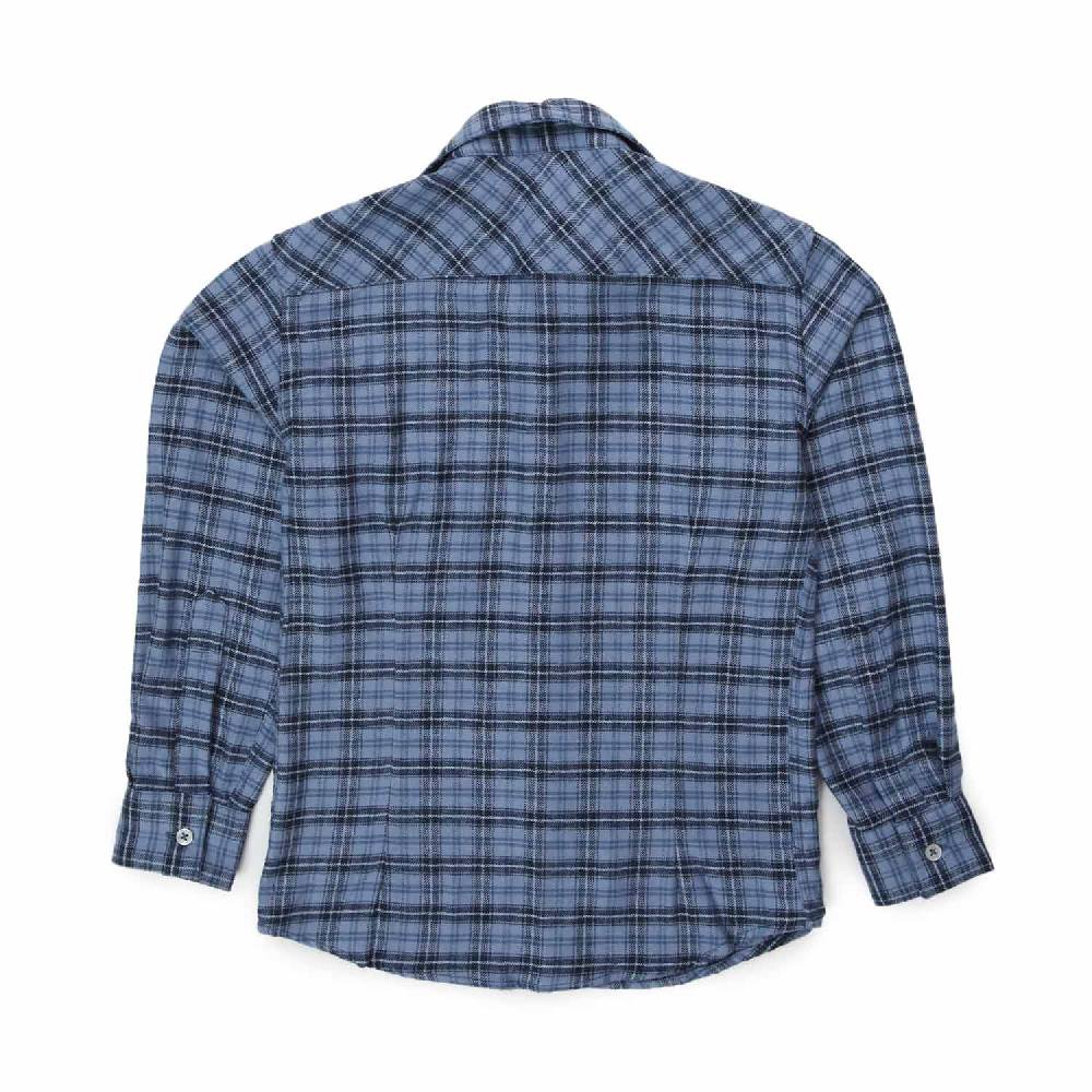 Nupkeet Camicia Ulrico check azzurra Novità