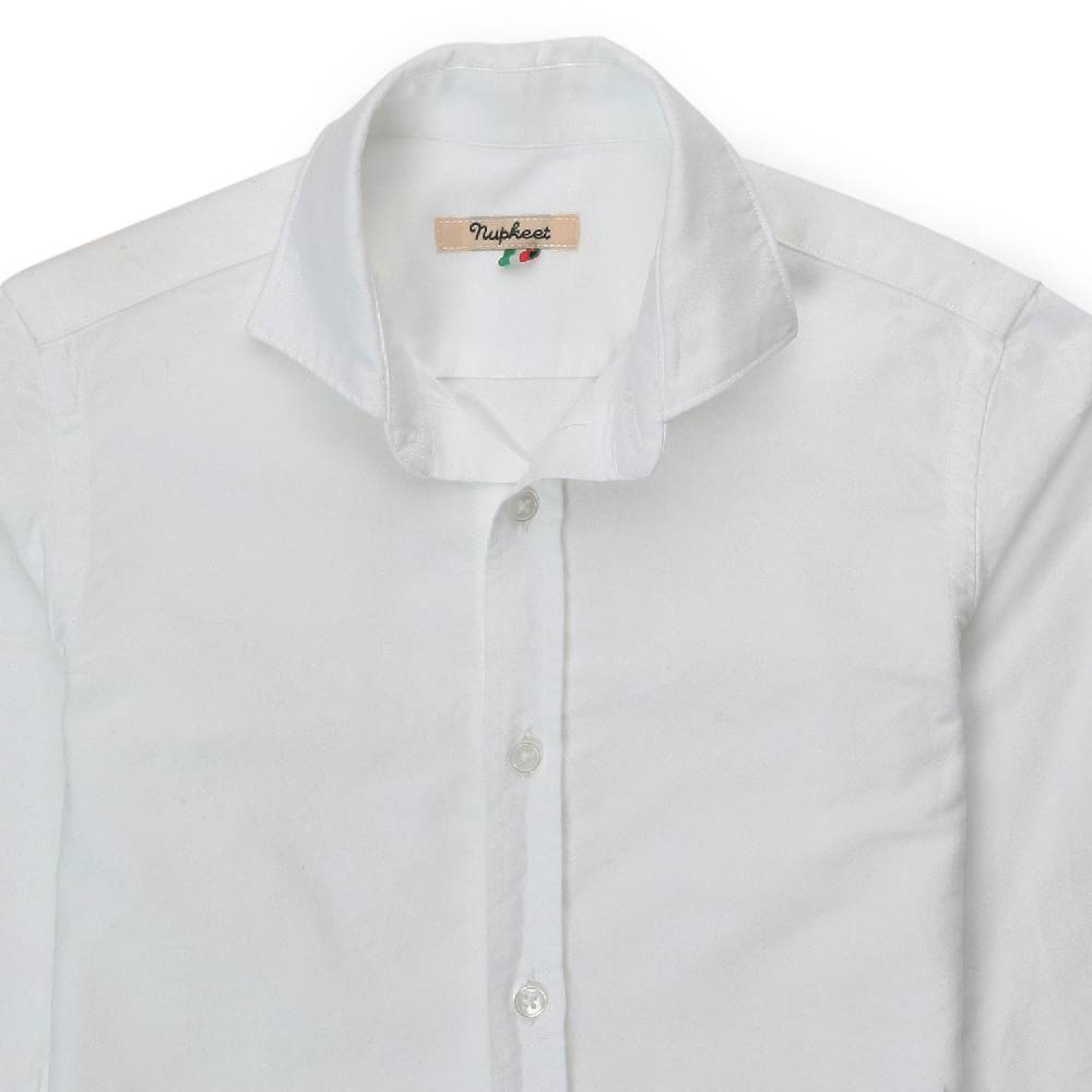 Nupkeet Camicia Alfio bianca Sconto