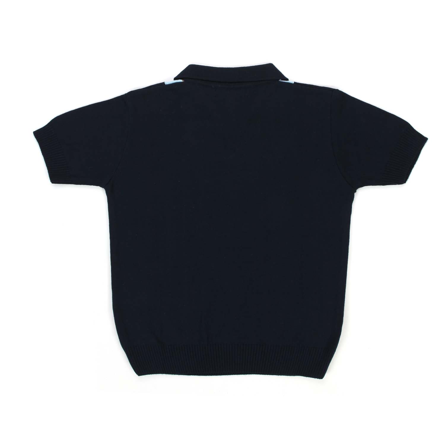 Nupkeet Polo Panay blu in tricot Vendita